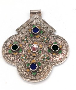 [JUDAICA] - PENDENTIF dit "Fulet hamsa" en...